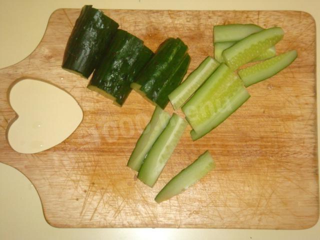 Шаг 7 приготовления Шаурма с курицей в лаваше на сковороде