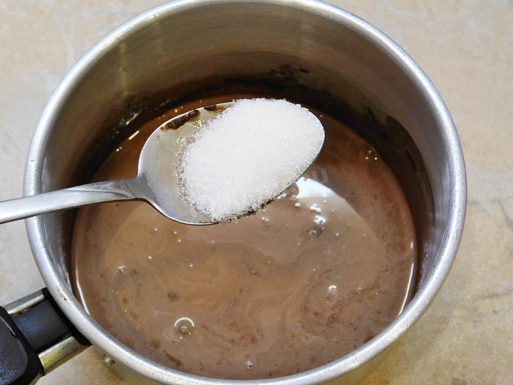 Шаг 4 приготовления Горячий шоколад из какао домашний