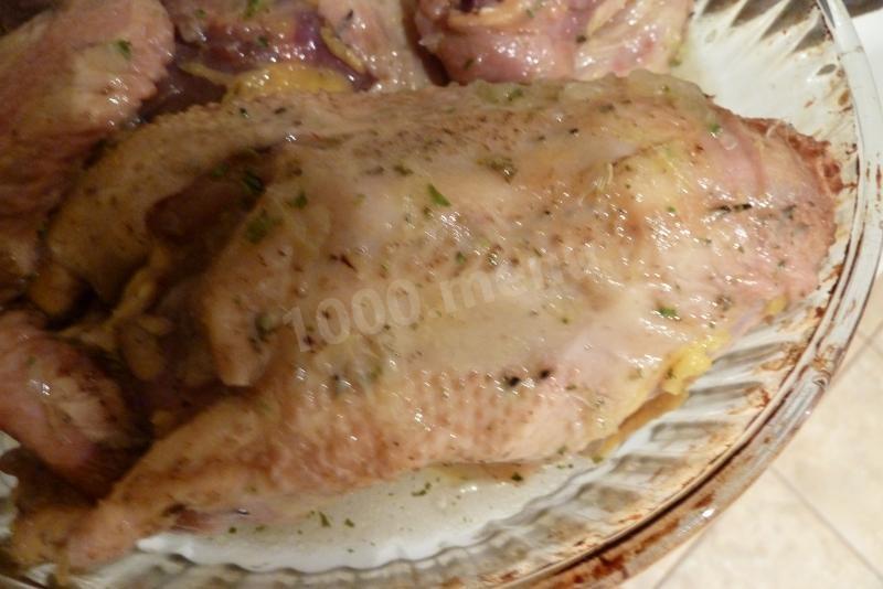 Шаг 3 приготовления Фахитас с запеченной курицей сметаной и овощами