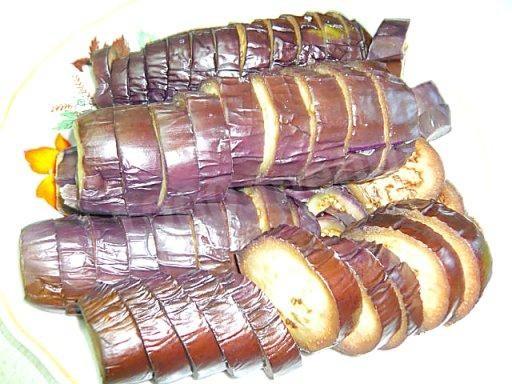 Шаг 2 приготовления Вкусные баклажаны быстрого приготовления
