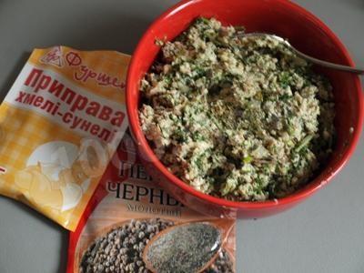 Шаг 4 приготовления Грибной сациви