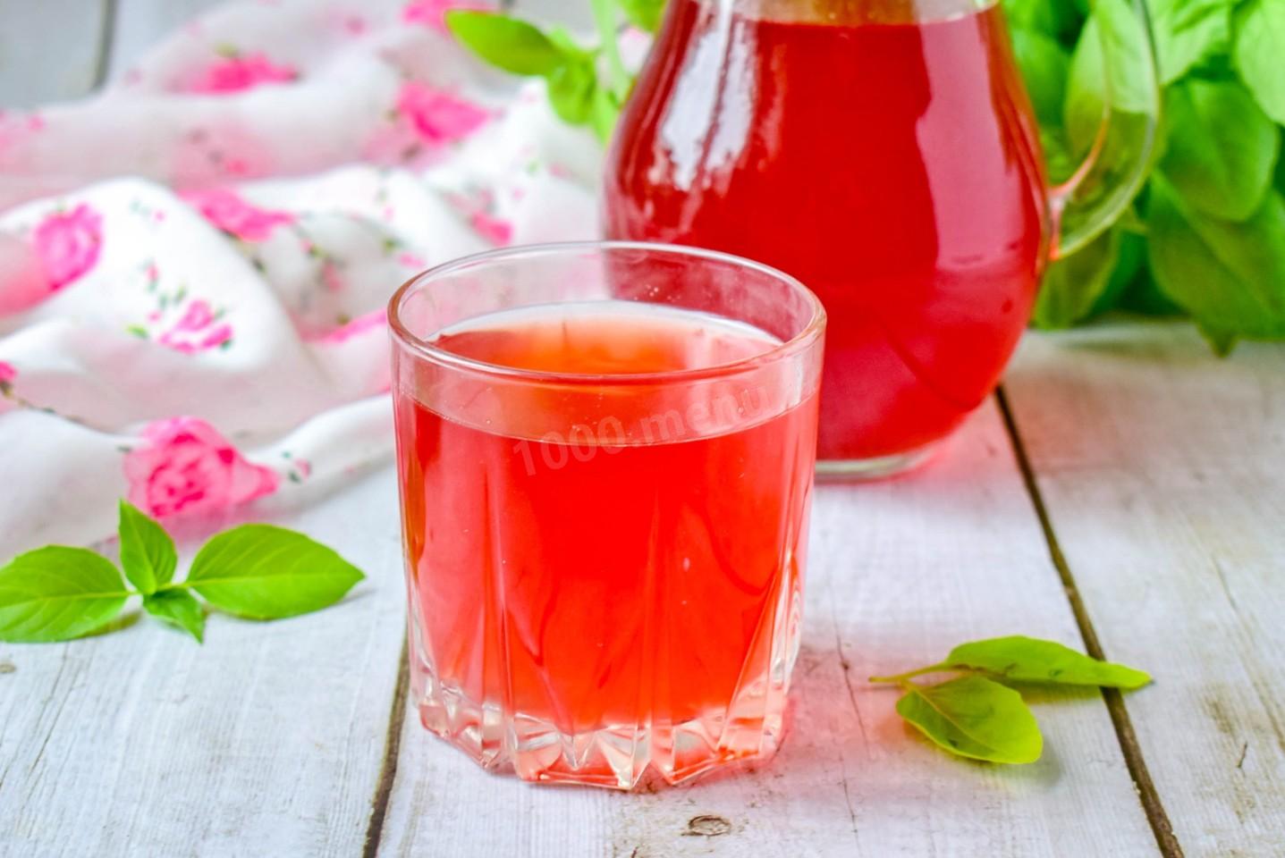 Шаг 6 приготовления Клубничный компот из замороженной клубники
