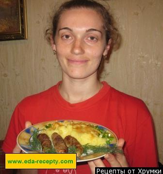 Шаг 9 приготовления Рулетики из отбивной свинины с салом и чесноком в духовке