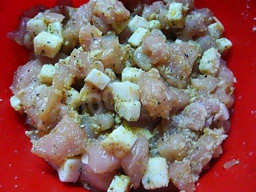 Шаг 5 приготовления заливное курочка на завтрак