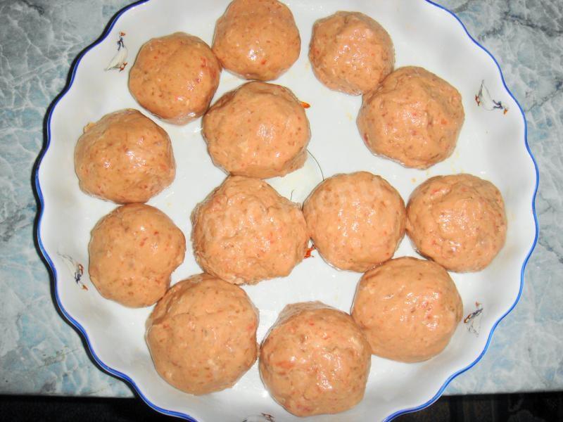 Шаг 7 приготовления Суфле из свинины