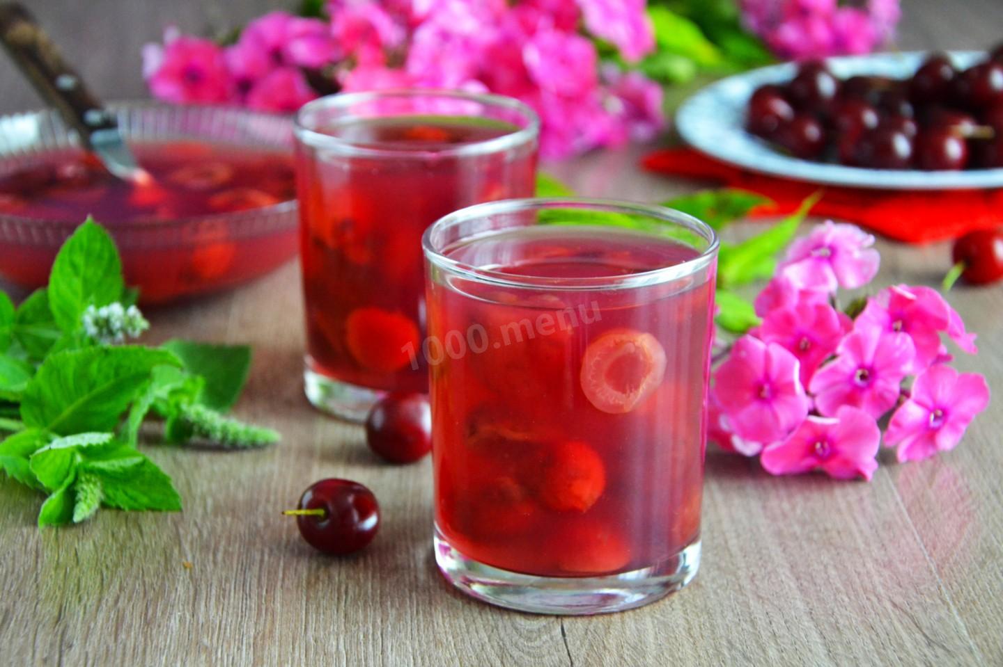 Обложка рецепта Кисель из вишни