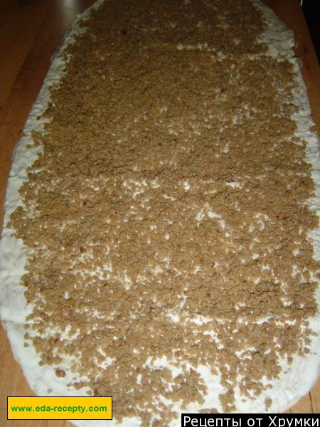 Шаг 6 приготовления Мясной пирог из тонкого лаваша с фаршем и помидорами