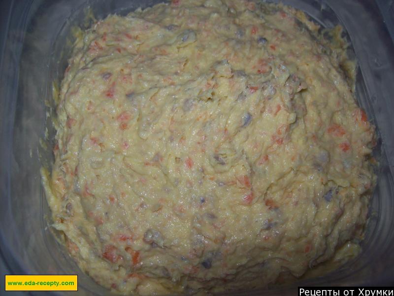 Шаг 4 приготовления Масло из селедки с плавленным сыром