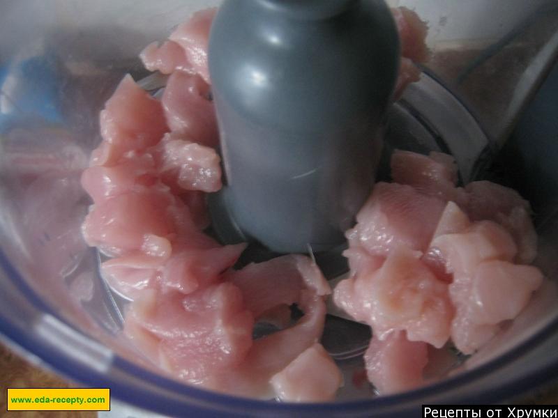 Шаг 2 приготовления Куриный паштет мясной