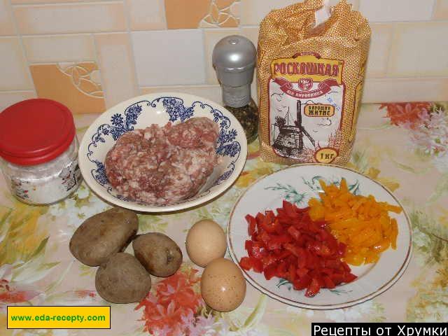 Шаг 1 приготовления Запеканка из куриного фарша в духовке