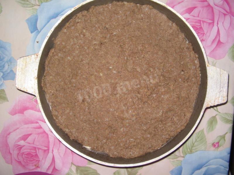 Шаг 6 приготовления Суфле говяжье с рисом