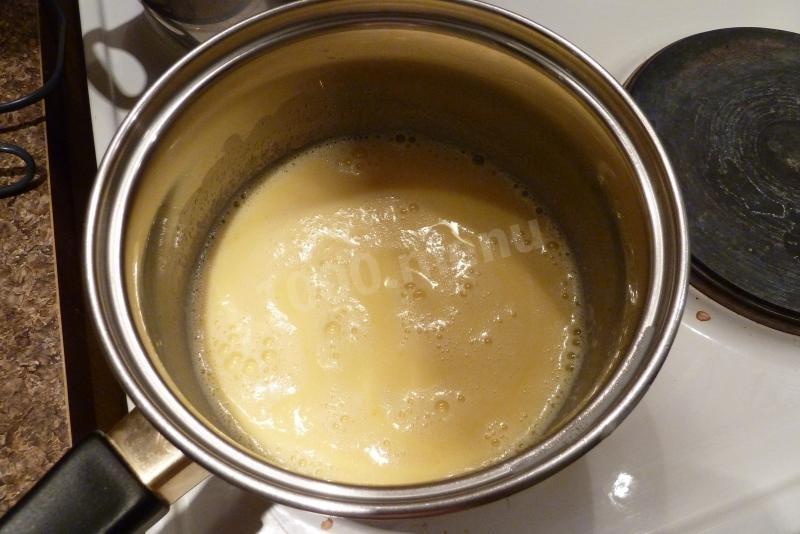 Шаг 6 приготовления Шоколадное суфле с ванильным вкусом