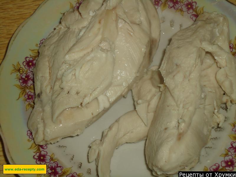 Шаг 2 приготовления Жульен с куриным филе и свежими грибами