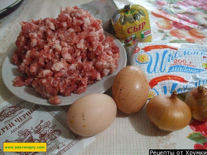Шаг 1 приготовления Зразы из курицы с майонезом и сыром