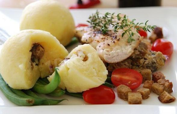 Обложка рецепта Картофельные клецки со свининой (Kroppkakor)