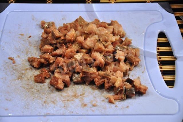 Шаг 3 приготовления Салат из сельди