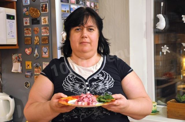 Шаг 9 приготовления Салат из сельди