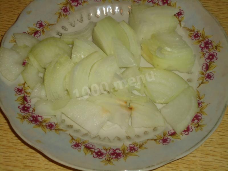 Шаг 3 приготовления Сельдь в йогурте