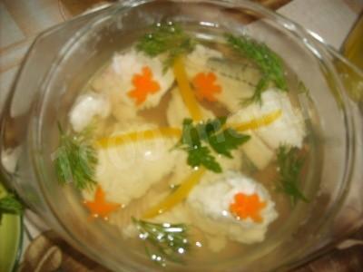 Обложка рецепта Заливное из рыбы. Каластудени