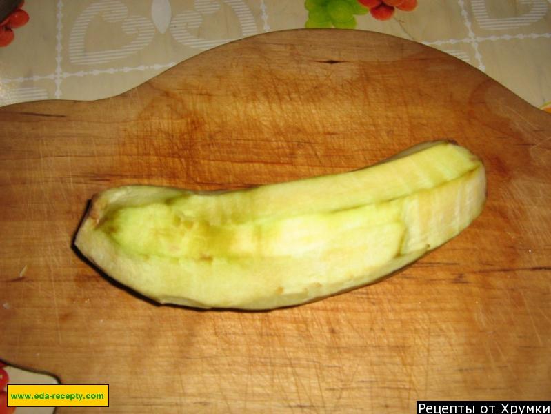 Шаг 3 приготовления Кабачки и баклажаны медальонами в хрустящей корочке