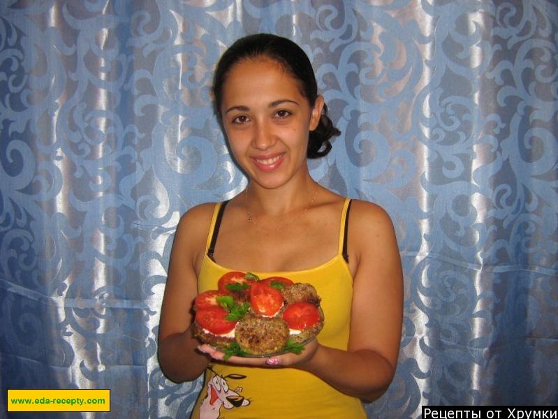 Шаг 7 приготовления Кабачки и баклажаны медальонами в хрустящей корочке