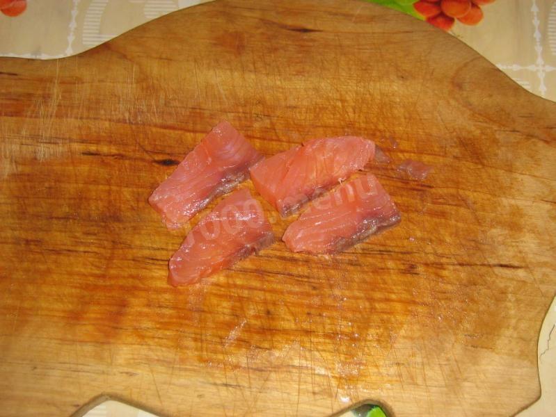 Шаг 1 приготовления Рисовые колобки с креветками по-японски