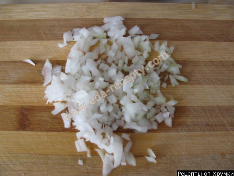 Шаг 3 приготовления Яйца фаршированные куринной печенью