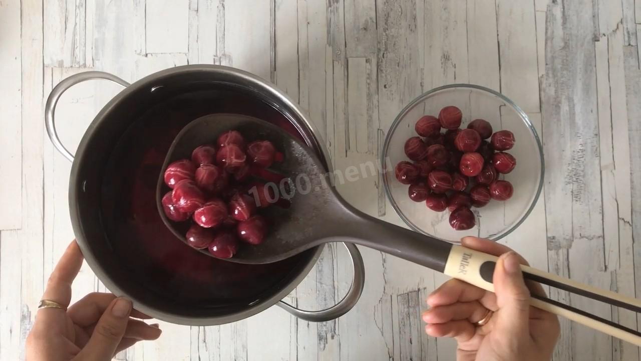 Шаг 4 приготовления Вишневый квас из вишни