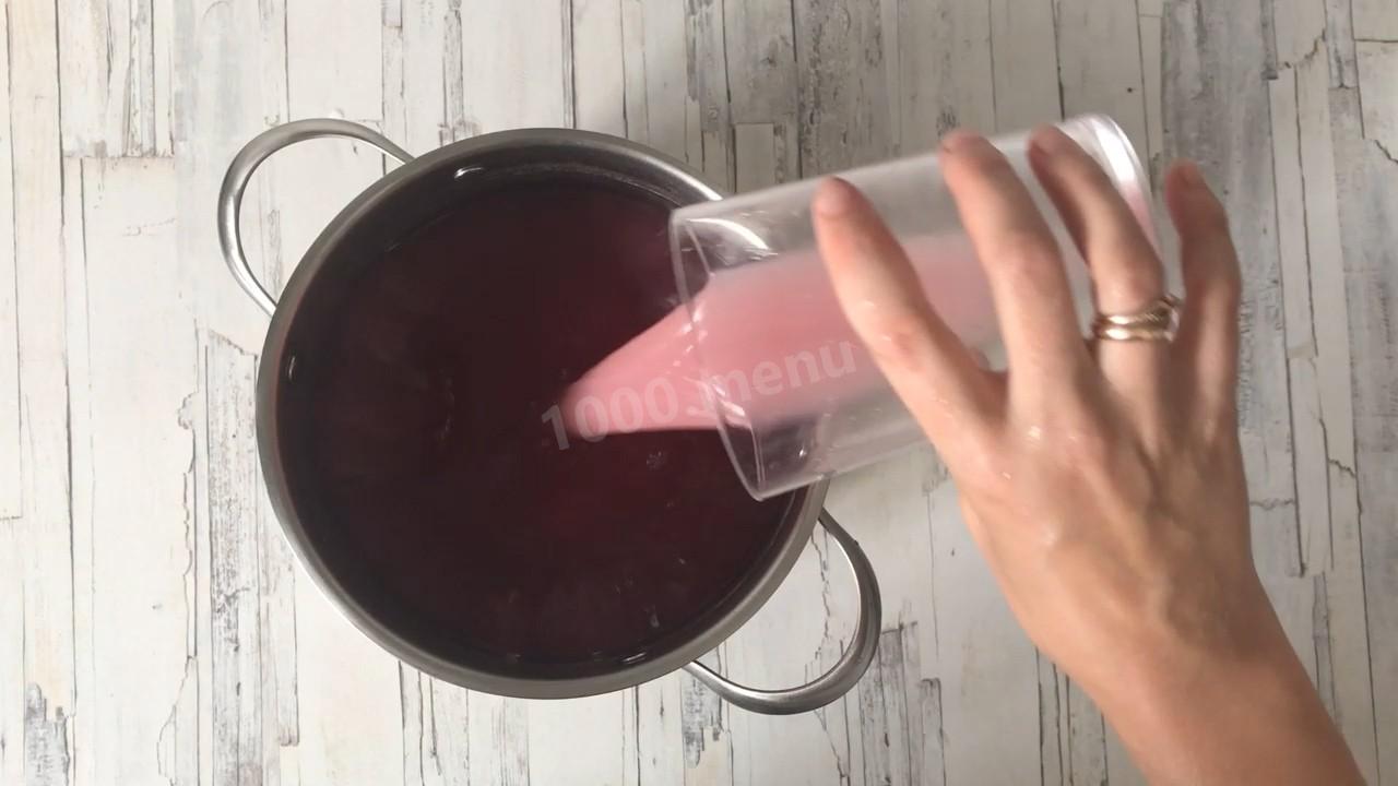 Шаг 7 приготовления Вишневый квас из вишни