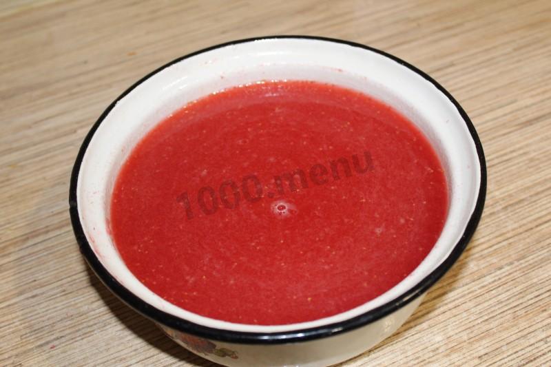 Шаг 8 приготовления Морс из замороженных ягод клубники и красной смородины