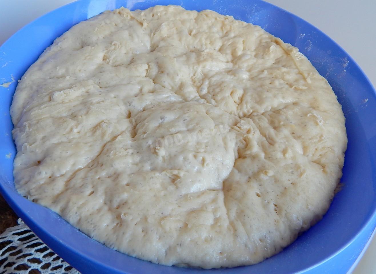 Шаг 8 приготовления Дрожжевое тесто как пух очень вкусное