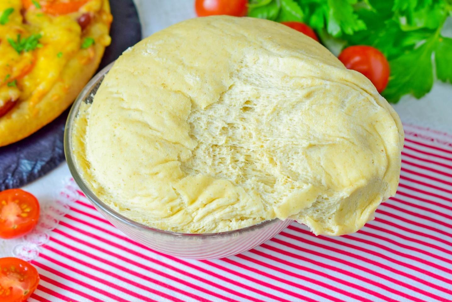 Обложка рецепта Тесто из кукурузной муки