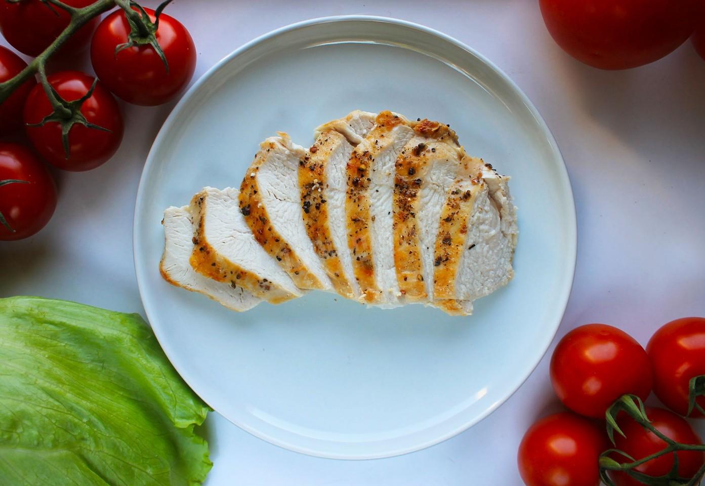 Шаг 7 приготовления Клаб сэндвич с курицей