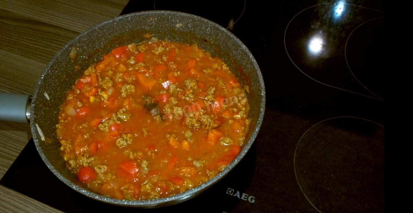 Шаг 4 приготовления Бюджетный Бургер Sloppy Joe Неряха Джо