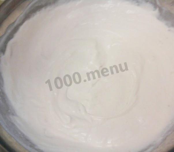 Шаг 2 приготовления Десерт творог кефир банан быстро и вкусно