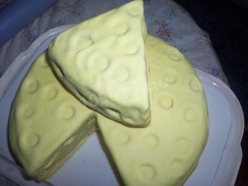 Шаг 26 приготовления Торт Сыр с мышками