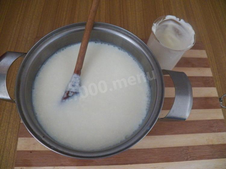 Шаг 6 приготовления Мацун