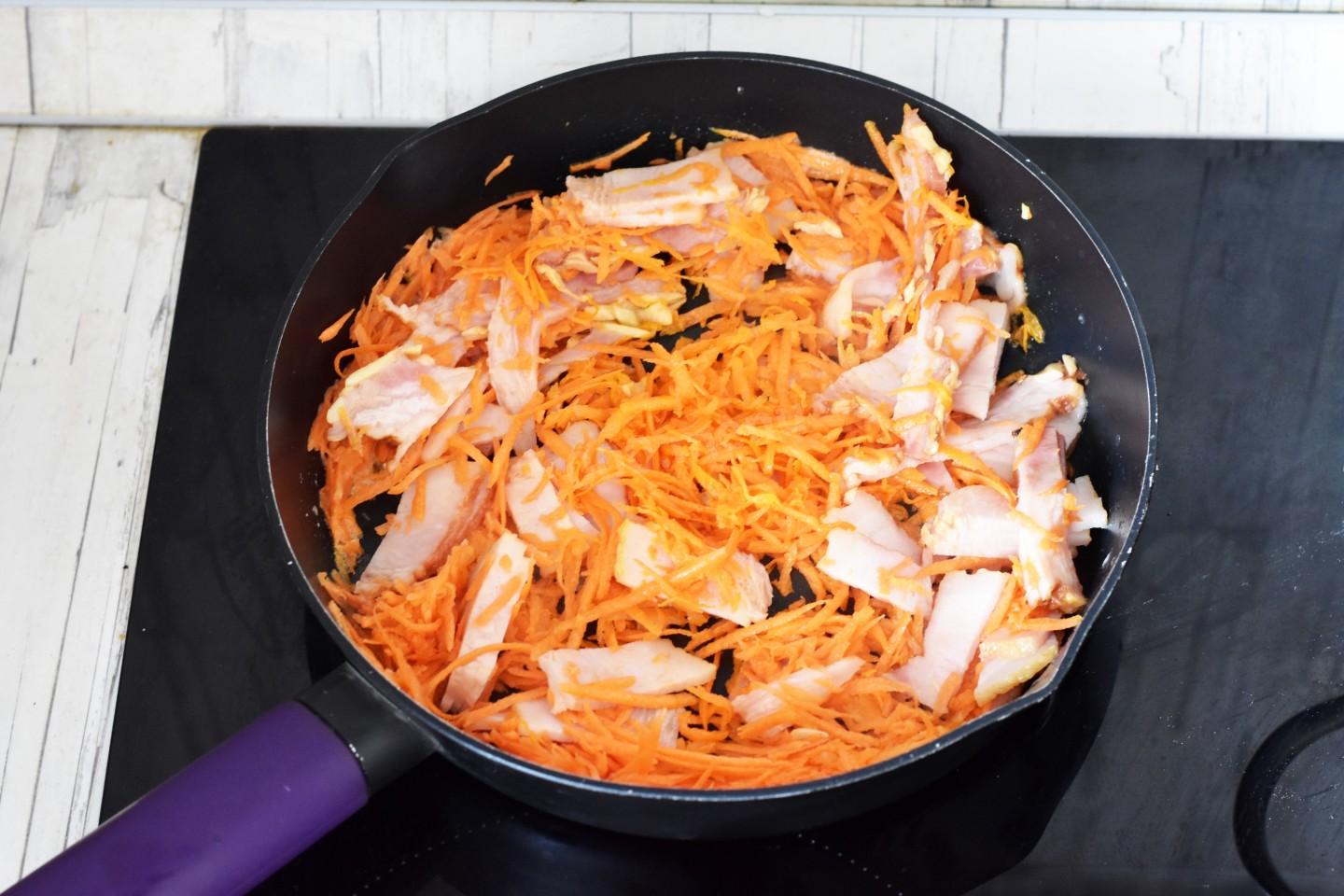Шаг 12 приготовления Кулеш из пшена домашний классический