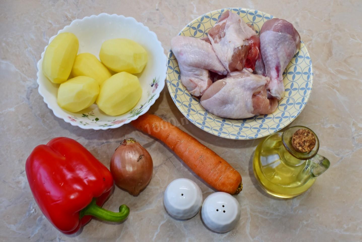 Шаг 1 приготовления Суп с картошкой и курицей