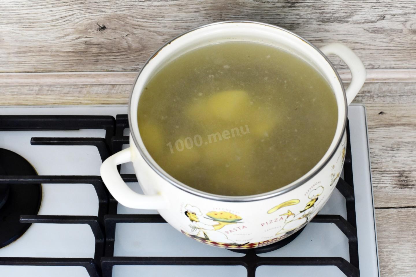 Шаг 12 приготовления Борщ с яйцом