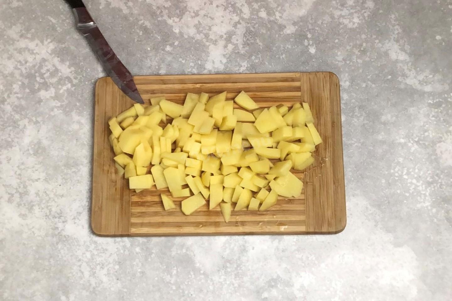 Шаг 7 приготовления Куриный суп с клецками на курином бульоне