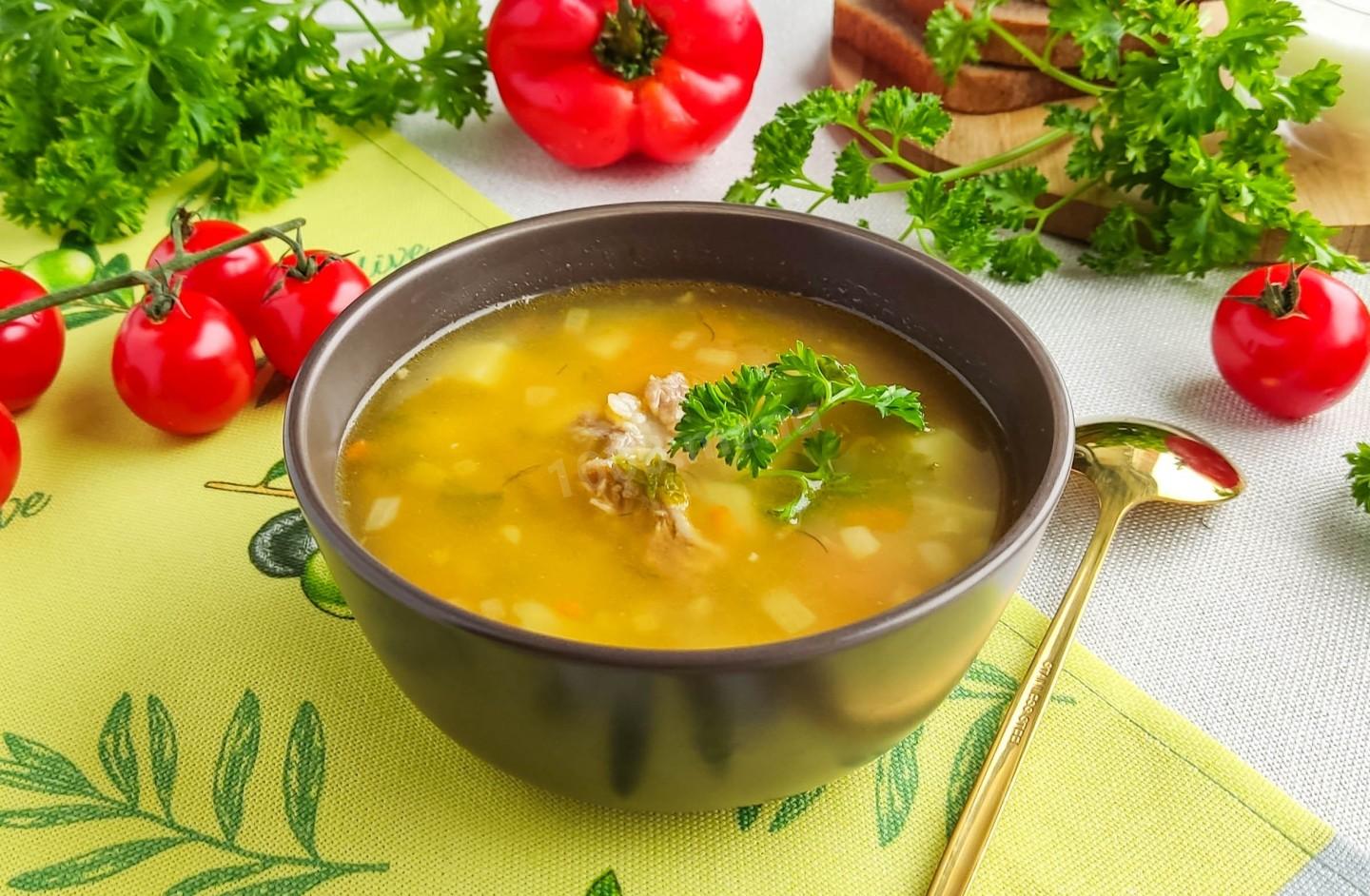Шаг 10 приготовления Суп гороховый классический с мясом
