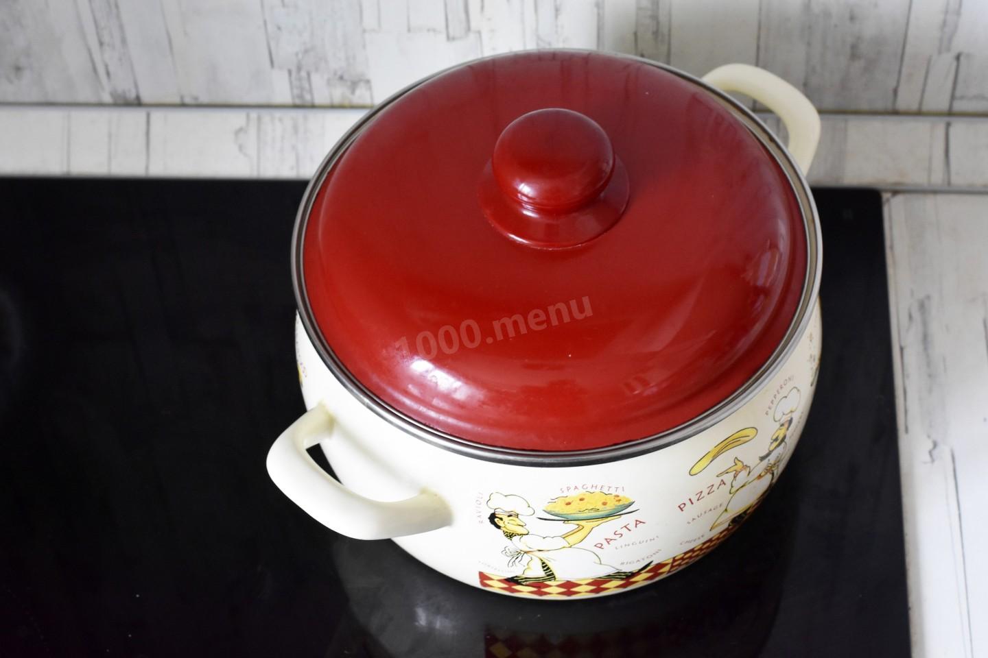 Шаг 14 приготовления Солянка сборная мясная с картошкой