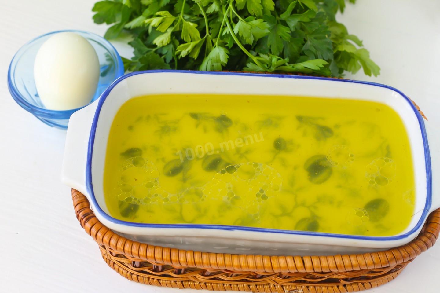 Шаг 5 приготовления Куриный бульон с яйцом