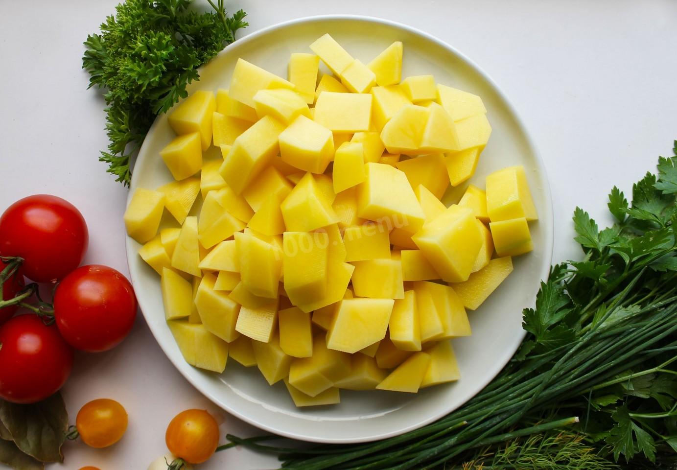 Шаг 8 приготовления Щи из свежей капусты с курицей