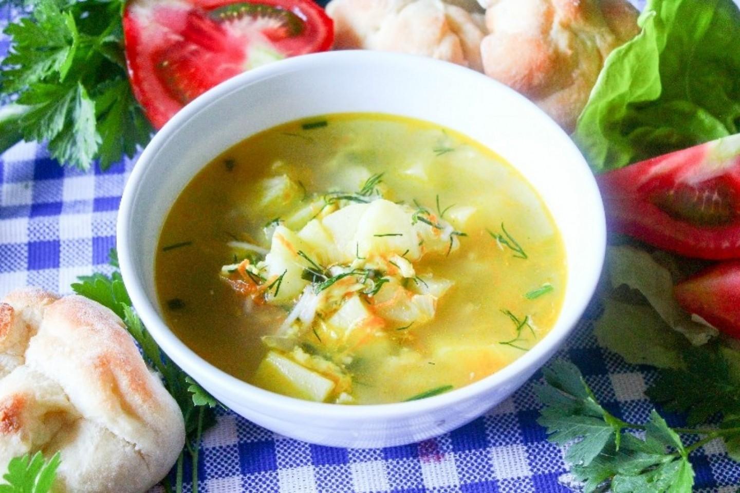Шаг 13 приготовления Куриный суп с яйцом и вермишелью