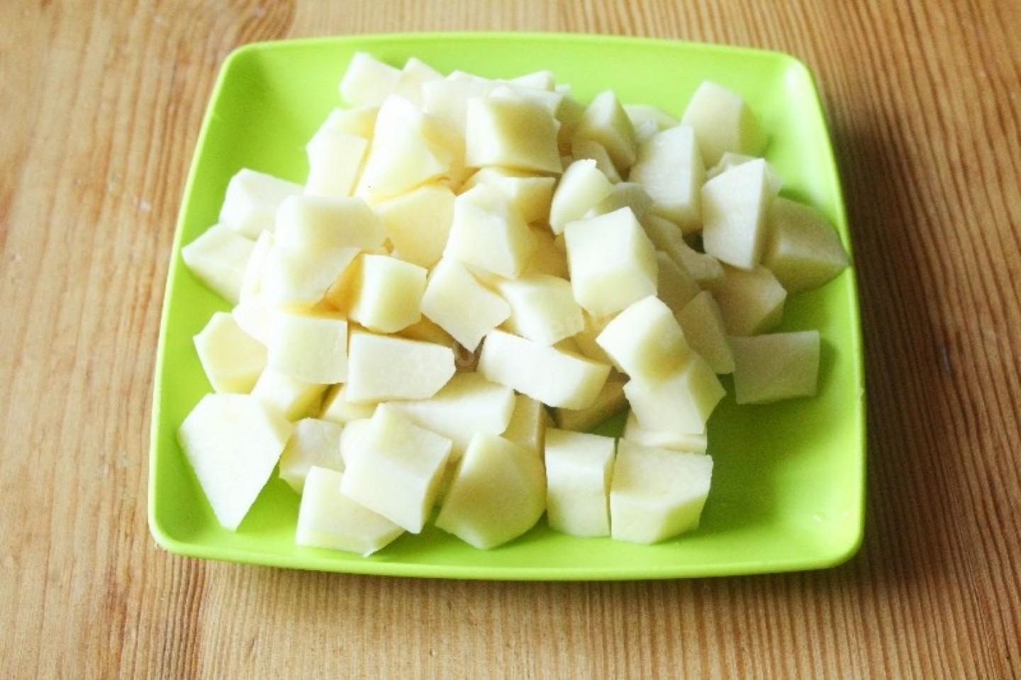 Шаг 2 приготовления Куриный суп с яйцом и вермишелью