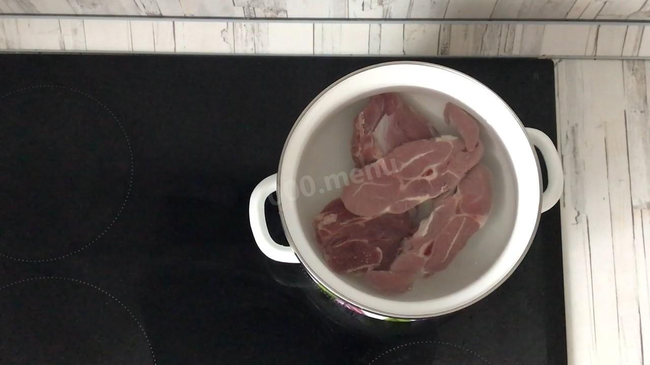 Шаг 2 приготовления Бухлер из баранины