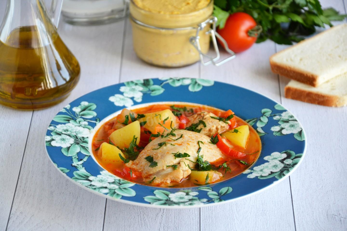 Обложка рецепта Суп Шурпа из курицы