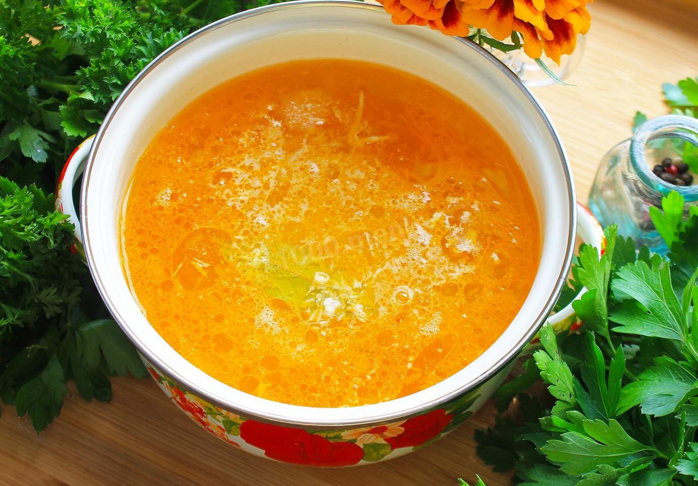 Шаг 12 приготовления Суп затируха с курицей на яйцах
